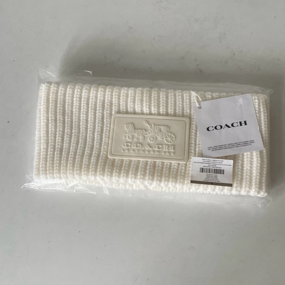 COACH Winter Cable knit Headband - Picture 3 of 3